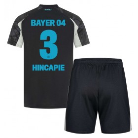 Dětské fotbalový komplet Bayer Leverkusen Piero Hincapie #3 Tretí košile 2024-25 Krátkým Rukávem